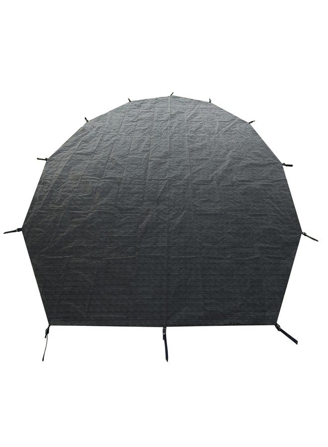SHINECRAVE Bell Tent Footprint, PU5000mm,120gsm PE Groundsheet,4M/13FT - Image 1