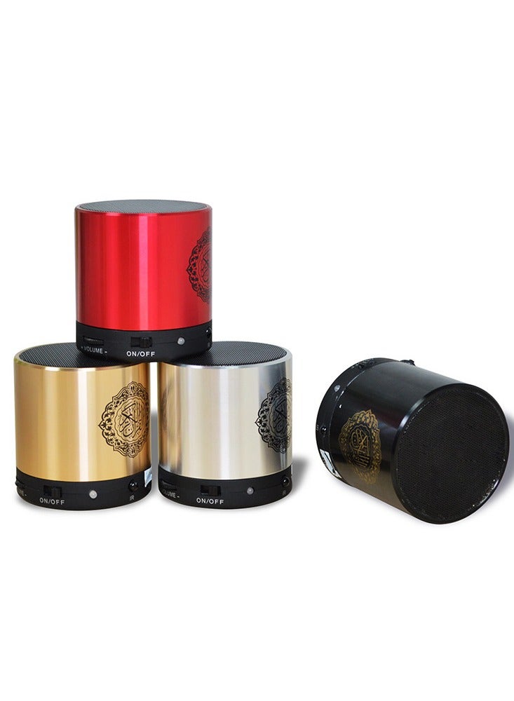 NIBEMINENT Quran Portable Bluetooth Speaker Silver - Image 2