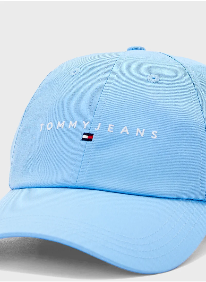 TOMMY JEANS Logo Detailed Curved Peak Caps