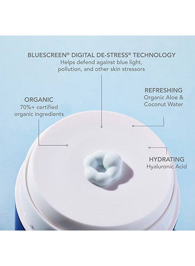 COOLA Organic Refreshing Water Cream Face Moisturizer With Spf 50 Dermatologist Tested Face Sunscreen With Plantderived Bluescreen Digital Destress Technology 1.5 Fl Oz - Image 4