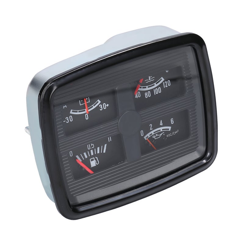4 in 1 Car Instrument Assembly Multi-Functional Automotive Fuel Gauge Oil Pressure Gauge Water Temperature Gauge Ammeter 12V - Image 4