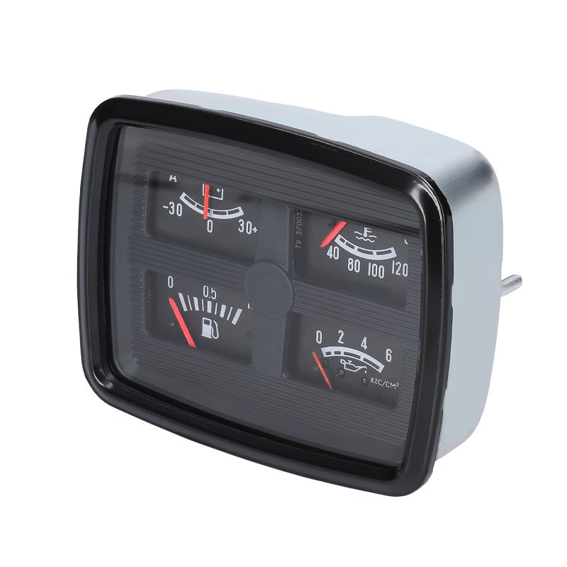 4 in 1 Car Instrument Assembly Multi-Functional Automotive Fuel Gauge Oil Pressure Gauge Water Temperature Gauge Ammeter 12V - Image 5