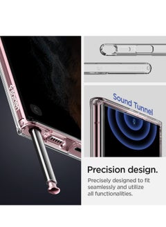 glassology Ultra Clear Back Cover Case for Samsung Galaxy S23 Ultra 5G | Slim & Protective Design|Inbuilt Dust Plugs & Anti-Slip Grip|Superior Camera Protection Bump Back Cover (Silicone,Transparent)  - Image 5