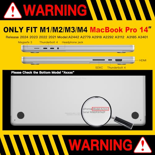 CISSOOK Case for MacBook Pro 14 Inch M5 M4 M3 M2 M1 Chip 2026 2025 2024 2023 2022 2021 Release Model A3434 A3112 A3185 A3401 A2992 A2918 A2779 A2442, Hard Shell Cover for MacBook Pro 14 - Astronaut - Image 2