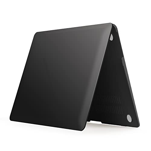IBENZER Compatible with Old Version MacBook Air 13 Inch Case (2010-2017 Release). Models: A1466 / A1369, Plastic Hard Shell Case with Keyboard Cover for Mac Air 13, BK, A13BK+1N - Image 5