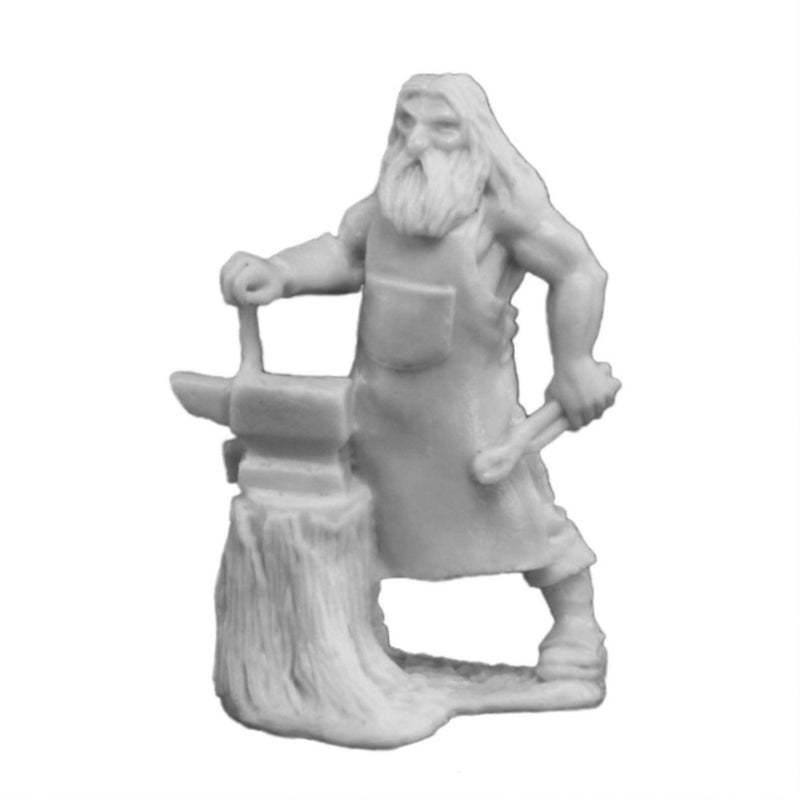 Reaper Miniatures 77142 Bones Townsfolk Blacksmith - Image 2