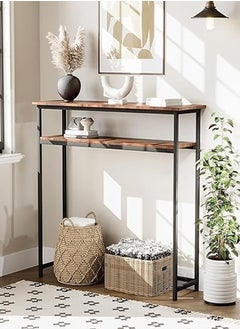 AGD Coffee corner table, made of two layers of wood to place the coffee machine and coffee corner accessories, metal side table, for the office and living room, a table for the corridor and entrance.  - Image 5