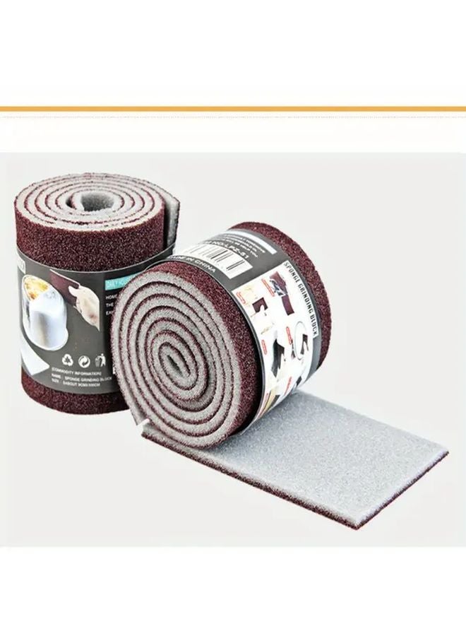 5 Pack Sandpaper Sponge Scrub Pads Rust Remover Kitchen Cleaning Brush Manual Sanding Tool - Image 5