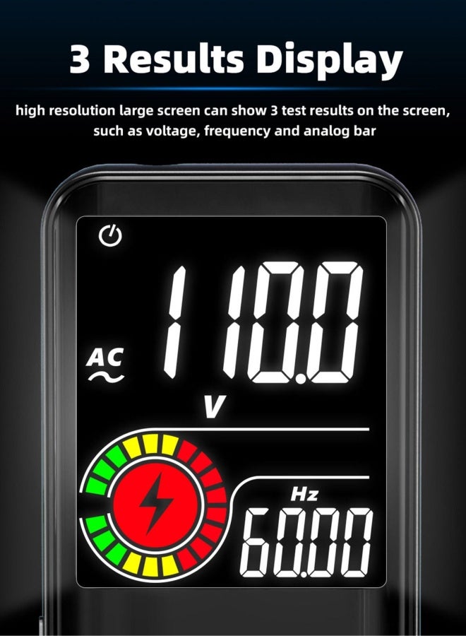 BSIDE S10 Intelligent 9999 Counts Multimeter Digital LCD Display AC/DC Voltmeter Ohmmeter Test Resistance Capacitance Frequency Diode Continuity NCV Live Line with Flash Light Data Hold - Image 4