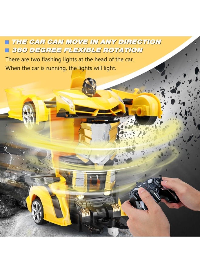 ELTRAZONE Remote Control Car Toys – Transforming RC Car with One-Button Transformation, 360° Rotating Drift, Gesture Control, Fun Gift for Kids Boys & Girls, Blue - Image 3