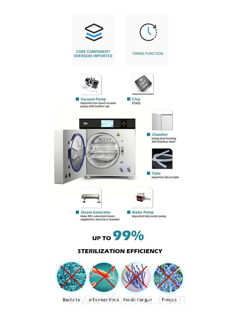 keemz Dental autoclave - Fomos dental - Image 4