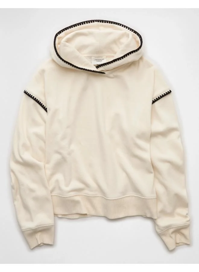 American Eagle AE Contrast Stitch Hoodie