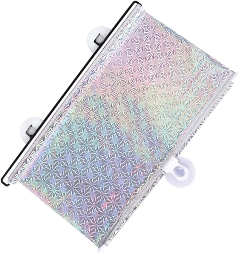 Retractable Car Side Window Shade 40x60cm Mesh Fabric UV Protection Sunshade - Image 1