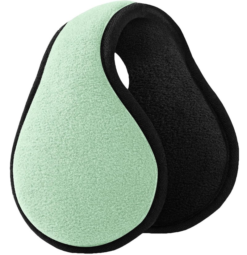 NORTHWIND Winter ear muffs for men, ear muffs for women, ear cover for winter,Behind The Head Style Winter Earmuffs,Foldable ear muff (Green Black) - Image 1