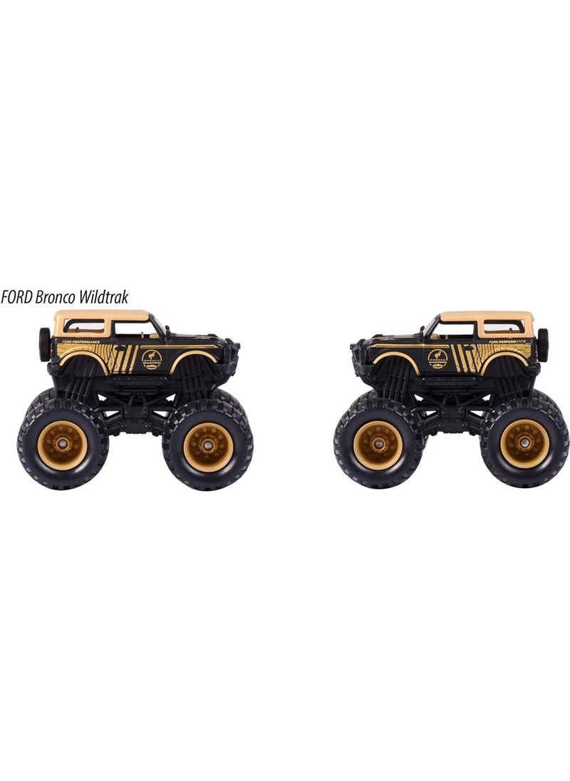 Majorette - Monster Rockerz Gold Limited Edition 9 Toy Car Ford Bronco Wildtrak - Image 1