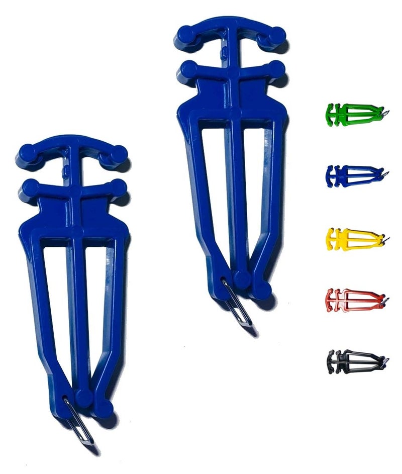 Bagdent Cross Country Skis and Poles Holder – 1 Pair, Universal Nordic Ski Pole Carrier (Blue) - Image 5