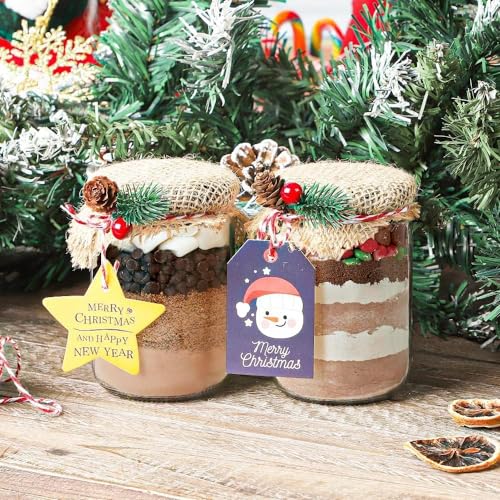 Boxoza Glass Small Containers Set Of 8 Masala And Spices Storage Jars For Kitchen, Refrigerator | Round Shape Glass Bottle For Kitchen Storage | Airtight Dry Fruits Container- 200 Ml, Blue - Image 5