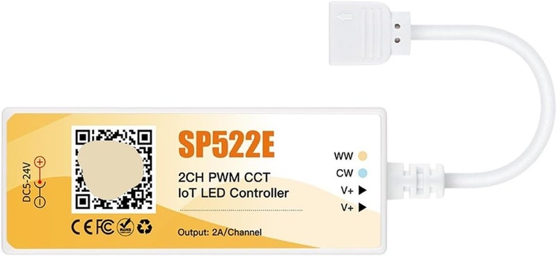 Mini LED Controller DC 5V 24V 3 Pin CCT SP522E Size - Image 1