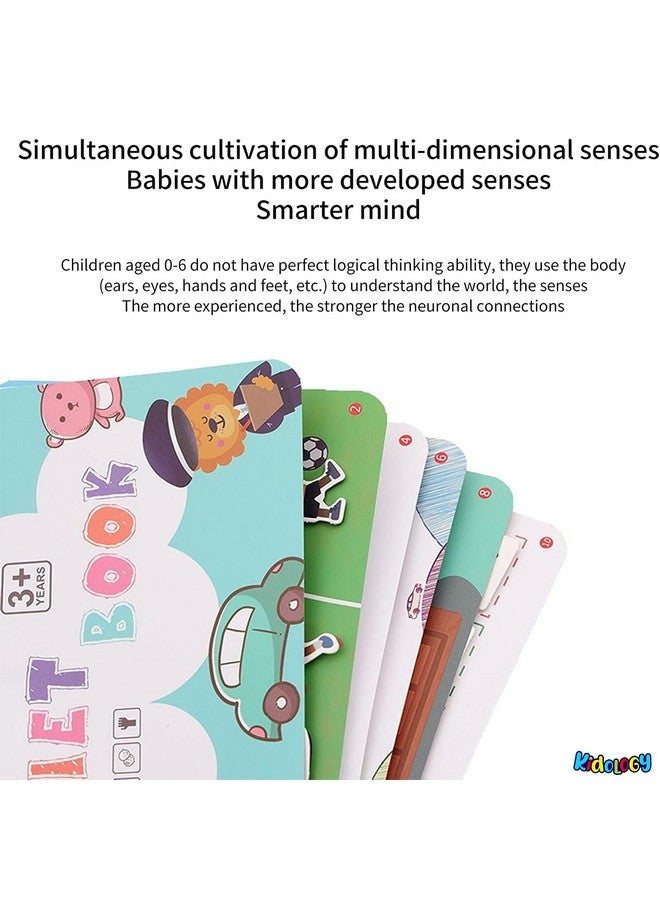 ماما ميا كتاب MUMMAMIA DIY للحياة اليومية الهادئة للأطفال، كتاب أنشطة تعليم مبكر للأطفال الصغار يُلصق ويُلصق لتطوير المهارات التعليمية الأساسية للأطفال (كتاب هادئ (الحياة اليومية)) - Image 2