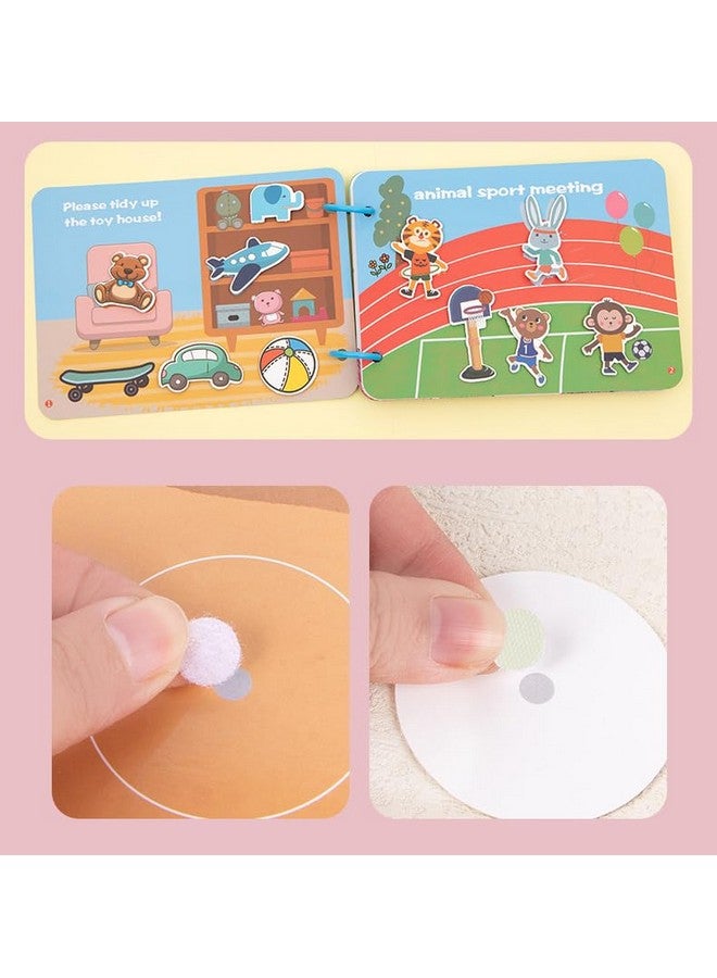 ماما ميا كتاب MUMMAMIA DIY للحياة اليومية الهادئة للأطفال، كتاب أنشطة تعليم مبكر للأطفال الصغار يُلصق ويُلصق لتطوير المهارات التعليمية الأساسية للأطفال (كتاب هادئ (الحياة اليومية)) - Image 5