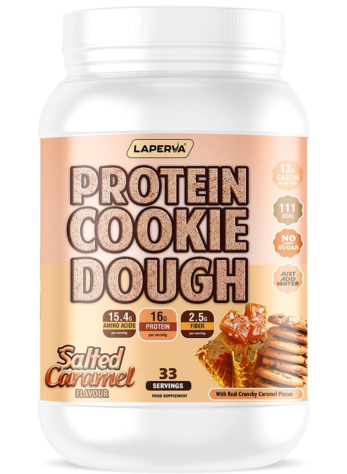 Laperva Cookie Dough, Salted Caramel, 2.2 LB, High-Quality Protein Source