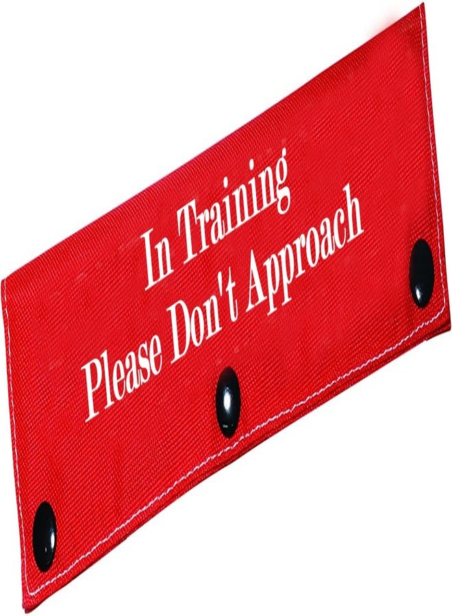 BLUPARK Funny Dog Leash Sleeve in Training Please Don't Approach Dog Leash Wrap Wrap Alert Hanging ID Patch Tag(Don't Approach-Sleeve) - Image 1