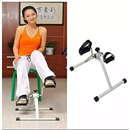 Tima Pedal Exerciser Portable Mini Bike, Non Skid Cycle Aid with Adjustable Footstraps Resistance Ab Care King Toner - Image 2