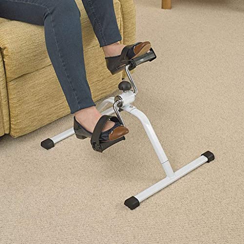 Tima Pedal Exerciser Portable Mini Bike, Non Skid Cycle Aid with Adjustable Footstraps Resistance Ab Care King Toner - Image 3
