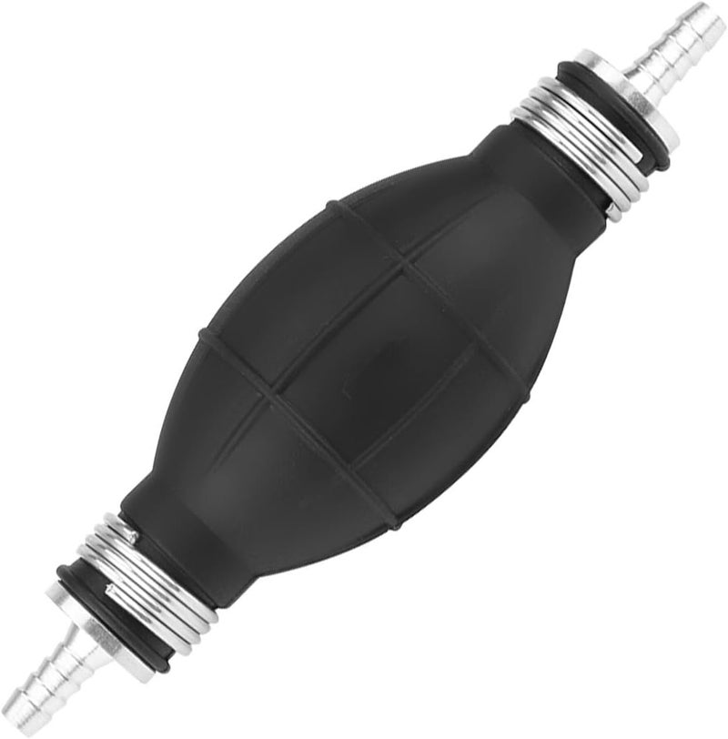 Generic Rubber Fuel Transfer Hand Pump with Durable Metal Clips for Marine Boat Fueling, Options, OilResistant, AntiSlip Design for Quick Oil Pumping, Fits Most Engines (8mm) - Image 3