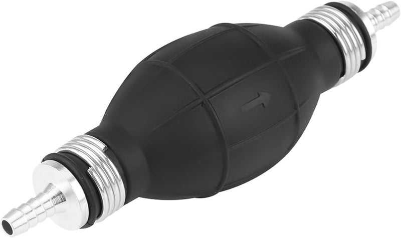 Generic Rubber Fuel Transfer Hand Pump with Durable Metal Clips for Marine Boat Fueling, Options, OilResistant, AntiSlip Design for Quick Oil Pumping, Fits Most Engines (8mm) - Image 4