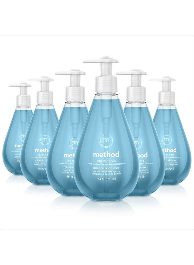 Method Gel Hand Soap, Sea Minerals, Biodegradable Formula, 12 Fl Oz (Pack of 6) - Image 1