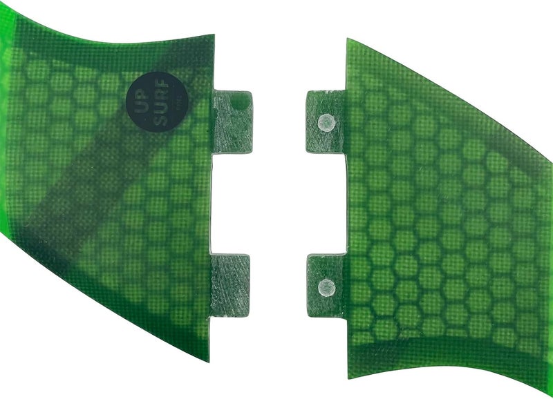 UP SURF Surfing 3fins S Size Double Tabs Surfboard Fins Base Tri fins Surfboard Thrusters Fiberglass Honeycomb - Image 4