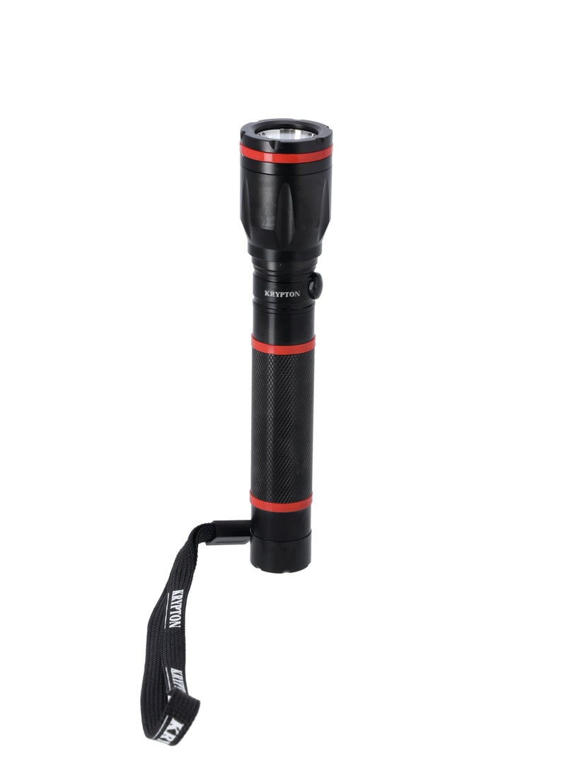 Rechargeable LED Flashlight, CREE LED, KNFL5162 | Aircraft Aluminium Alloy | 2.4V 800mAh Ni-Cd Battery | 1.5hrs Working | 2000meters Real Range Distance