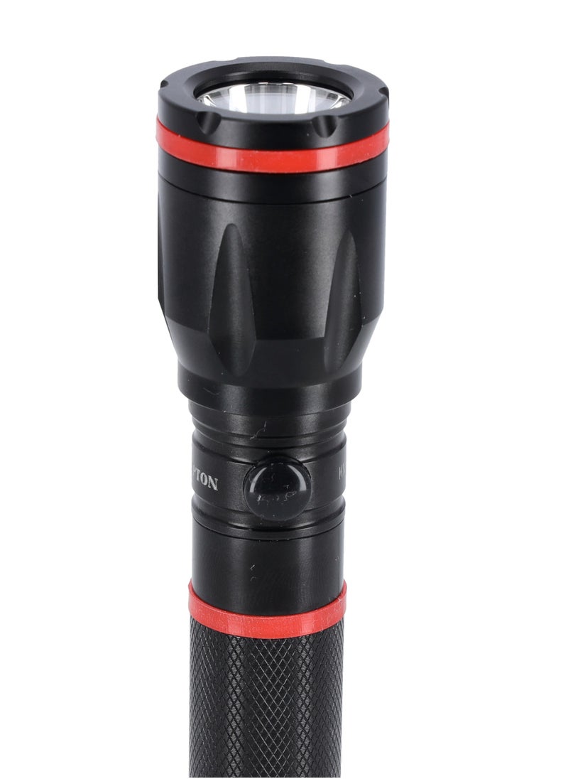 Rechargeable LED Flashlight, CREE LED, KNFL5162 | Aircraft Aluminium Alloy | 2.4V 800mAh Ni-Cd Battery | 1.5hrs Working | 2000meters Real Range Distance