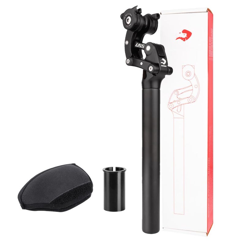 Safort Suspension Seatpost 272286300304309316339mm Seatpost with Shim and Cover