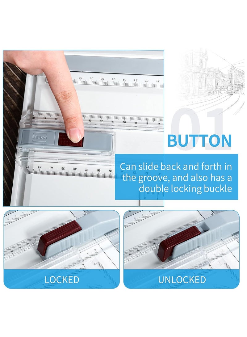 A3 المحمولة لوحة الرسم ، متعدد الوظائف طاولة الرسم متري ، مع نظام قياس الحركة الموازية و زاوية قابل للتعديل - Image 4