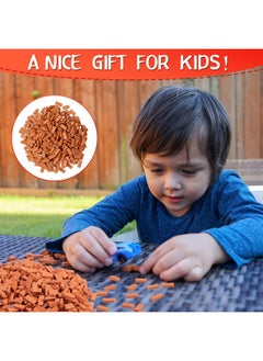 Civaner 1/35 Scale 200 Pcs Mini Bricks Tiny Bricks For Landscaping Red Miniature Bricks Model Brick Wall Small Bricks For Crafts Realistic Fake Bricks Mini Blocks For Dollhouse Mini Garden Accessories  - Image 5