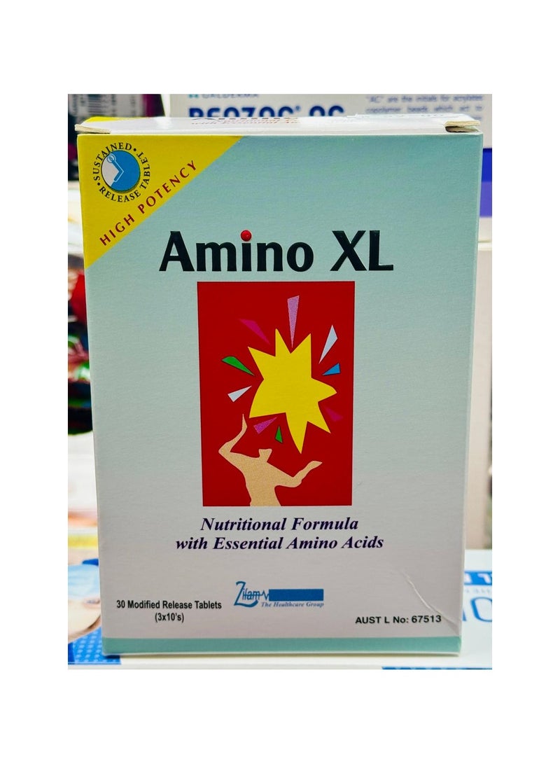 ZIFAM أمينو XL تركيبة غذائية مع الأحماض الأمينية الأساسية أقراص 30 حبة - Image 1