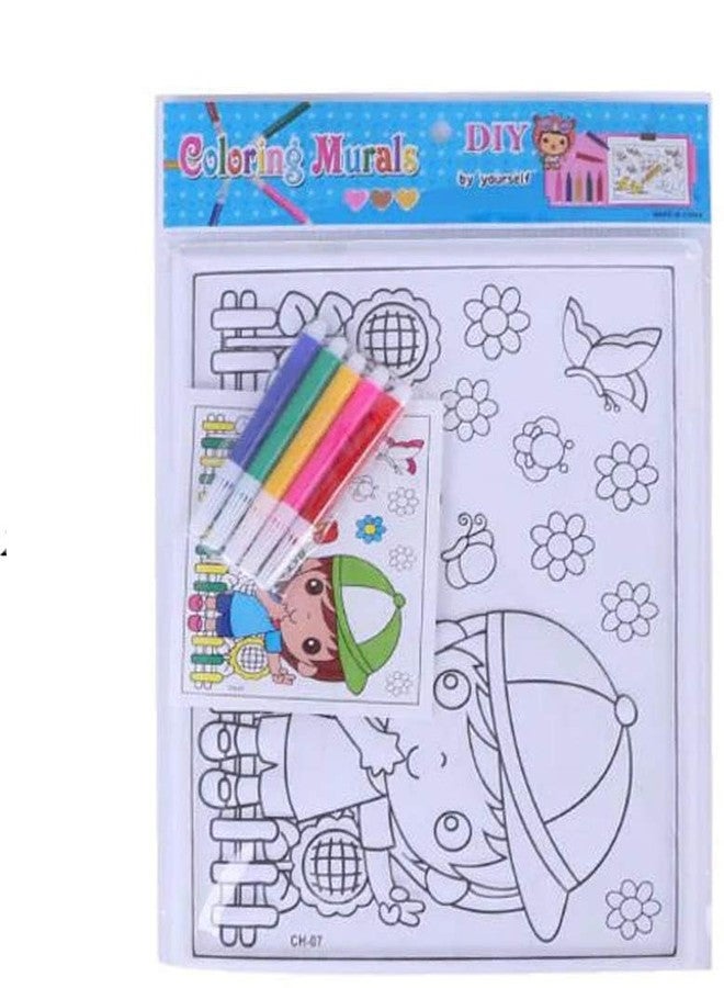53 Arts Painting Pouch with Markers – Random Design for Creative Fun Pack of 2 - Image 2