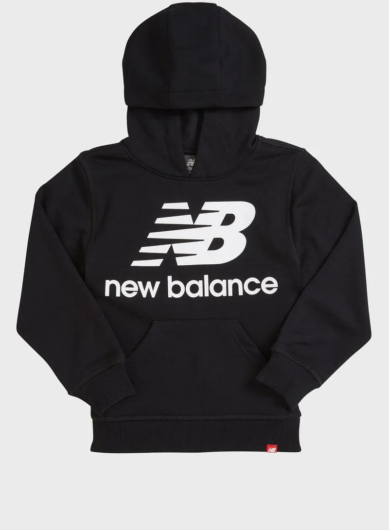 New Balance Youth Essential Stacked Hoodie