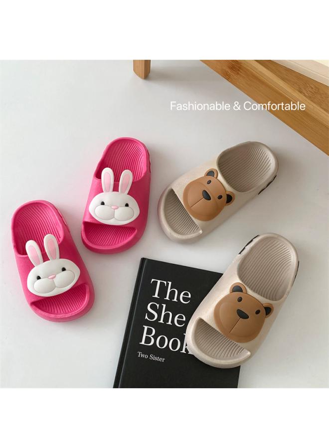 SHAKA Slippers Cartoon Bear Rabbit Cute Children'S Summer Baby Indoor Soft-Soled Home Non-Slip Beach Shoes - Image 3