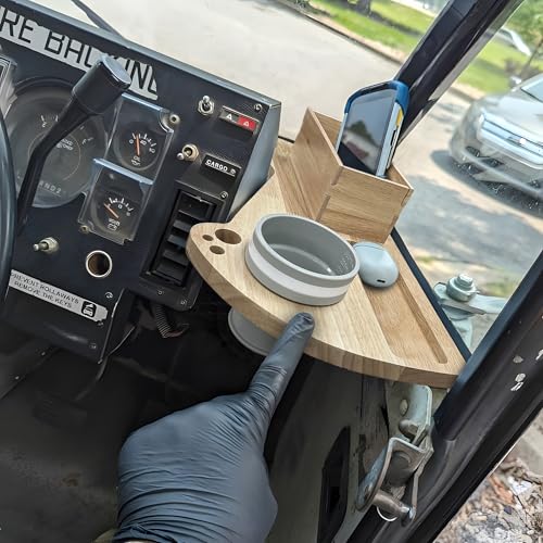 Bantlou Car Cup Holder Tray for USPS Mail CarrierLLV Mail Truck 2 in 1 Detachable LLV Mail Truck Dash Car Tray Quick and Easy Work Holds CupScannerPenMarker and A Box for The Forms Gift for Mailers - Image 1
