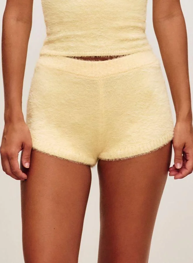 Undiz Fluffy knitted shorts