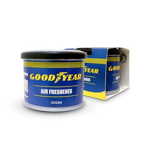 GOODYEAR SPRINTMAX Goodyear Aroma Musk Car Air Freshener Gel 40g – Long Lasting Musk Fragrance Car Perfume Scent for 7 Weeks, Odor Remover & Car Interior Deodorizer - Image 1