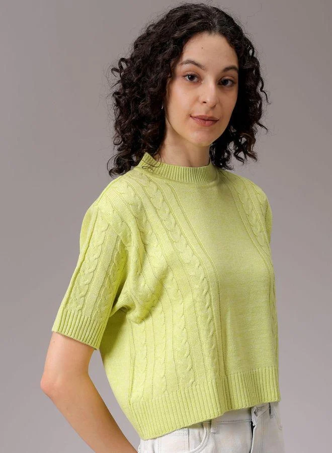 Freehand  Women Relaxed Fit Solid Regular Sweater for Women | Best Price UAE