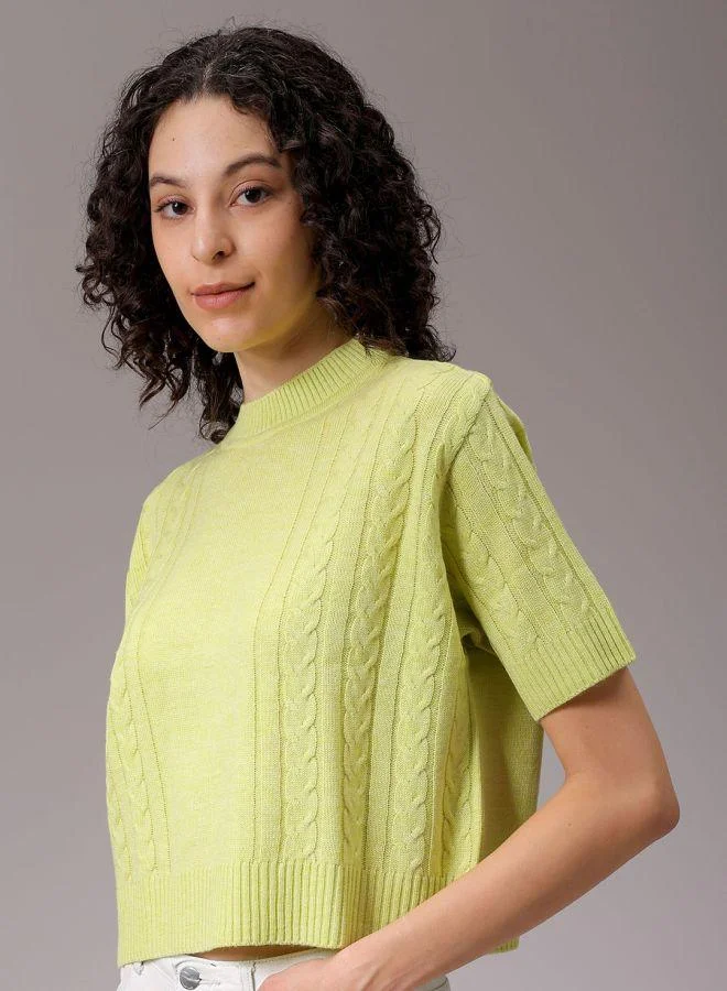 Women Relaxed Fit Solid Regular Sweater