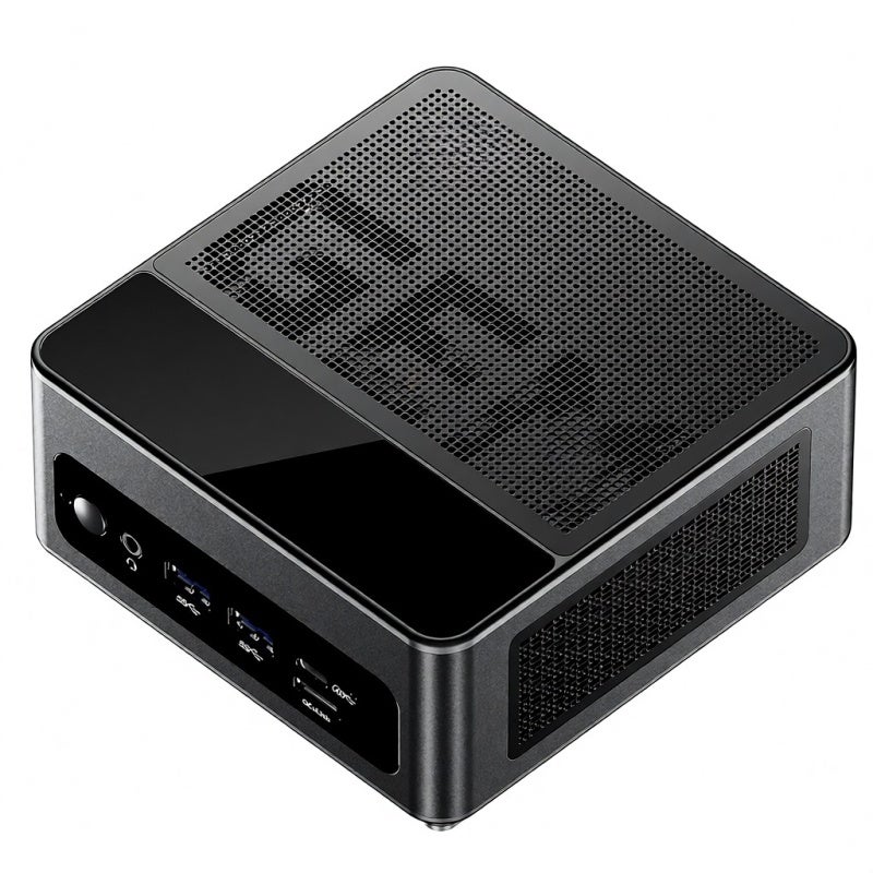 Mini Gaming Pc: Black, Amd Ryzen 7 8845HS Processor (Up To 5.1GHz, 8 Cores 16 Threads) - High-speed 4TB Expandable Storage, 4-screen 8K@60Hz Display, Dual 2.5G Lan Wifi6+Bt 5.2 Mini Desktop Pc For Gam Black - Image 1
