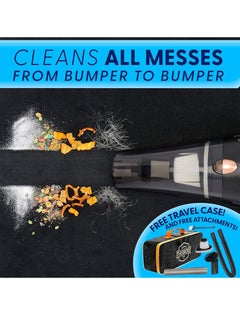 YOUGE Car Vacuum Cleaner - Portable Handheld Mini Vacuum Cleaner W/ 16ft Cord, Bag, & Attachments - Small Vacuum for Car, RV, Boats, Travel - Car Accessories  - Image 2