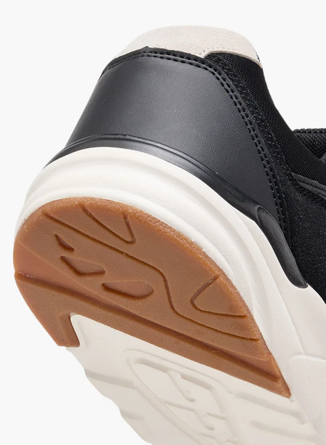 LBL by Shoexpress Men Panelled Sneakers with Lace-Up Closure