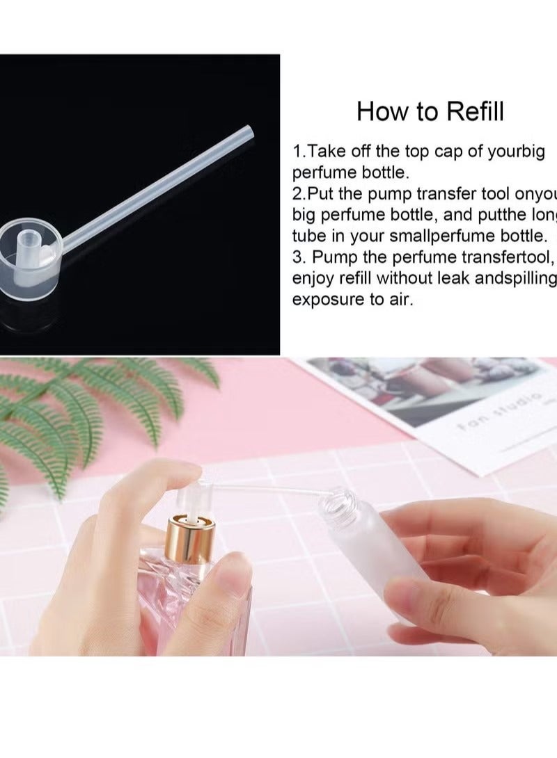 Generic 50 Packs Perfume Dispenser Pump Perfume Refill Pump Cosmetic Dispenser Pump Transfer Tool for Travel Refillable Perfume Spray Bottle  - Image 3